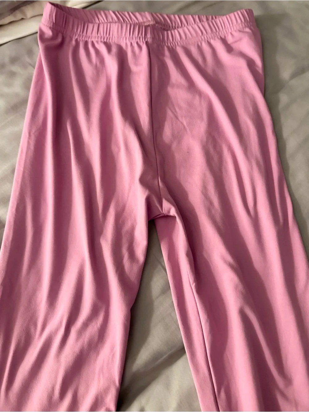 Kids Pink Stretch Leggings